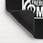 Treble Maker Pun Funny Marching Band Music Lover E Mousepad (Ecke)