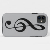 TREBLE SCHLÜSSEL ICON Case-Mate iPhone HÜLLE (Rückseite (Horizontal))