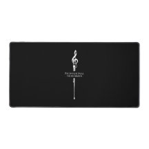 Treblemaker Funny Music Pun Classy Black G-Clef