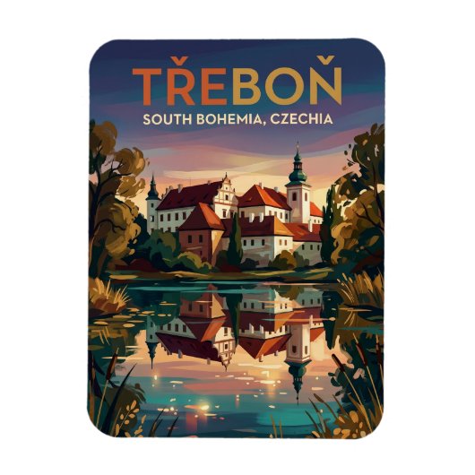 Třeboň Tschechien Magnet (Vertikal)