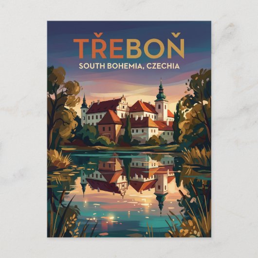 Třeboň Tschechien Postkarte (Vorderseite)