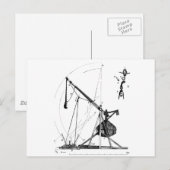 trebuchet-2 postkarte (Vorne/Hinten)