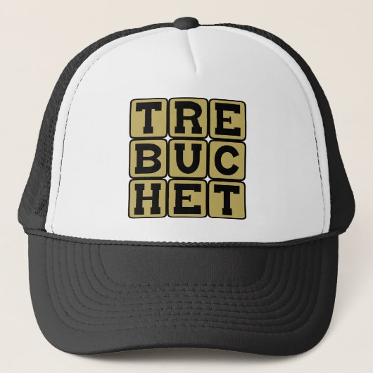 Trebuchet, Katapultwaffe Truckerkappe (Vorderseite)