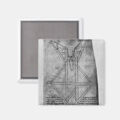 Trebuchet, Maschine zum Pfeile werfen Magnet (Vorderseite/Rückseite)