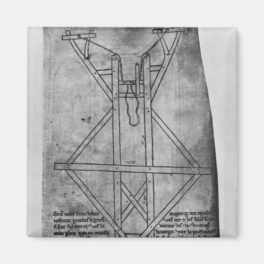 Trebuchet, Maschine zum Pfeile werfen Magnet (Vorne)