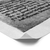 Trebuchet, Maschine zum Pfeile werfen Poster (Ecke)