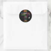 TrEC Logo-Aufkleber! Runder Aufkleber (Tasche)