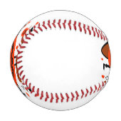 Treck Trat Pumpkin Lächeln Baseball (Vorderseite Links)