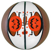 Treck Trat Pumpkin Lächeln Basketball (Vertikal)