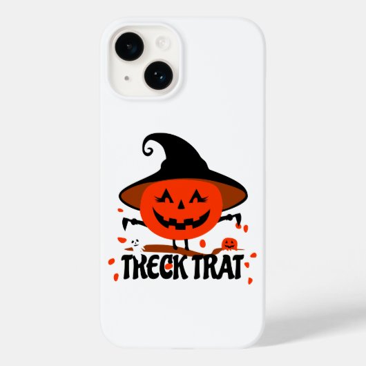 Treck Trat Pumpkin Lächeln Case-Mate iPhone Hülle (Rückseite)