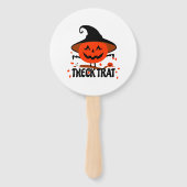 Treck Trat Pumpkin Lächeln Fächer (Vorderseite)