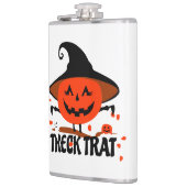 Treck Trat Pumpkin Lächeln Flachmann (Links)