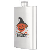 Treck Trat Pumpkin Lächeln Flachmann (Links)