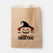 Treck Trat Pumpkin Lächeln Geschenktütchen (Vorderseite)