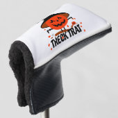 Treck Trat Pumpkin Lächeln Golf Headcover (3/4 Vorderseite)
