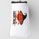 Treck Trat Pumpkin Lächeln Golf Headcover (Rotieren 90)