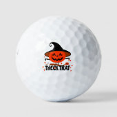 Treck Trat Pumpkin Lächeln Golfball (Vorderseite)