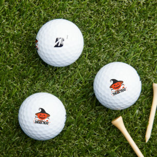 Treck Trat Pumpkin Lächeln Golfball