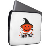 Treck Trat Pumpkin Lächeln Laptopschutzhülle (Vorne Rechts)