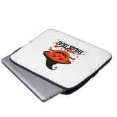 Treck Trat Pumpkin Lächeln Laptopschutzhülle (Vorne Knopf)
