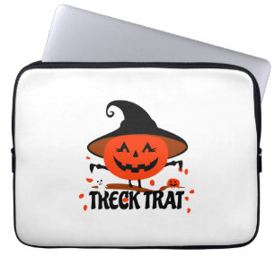 Treck Trat Pumpkin Lächeln Laptopschutzhülle