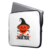 Treck Trat Pumpkin Lächeln Laptopschutzhülle (Vorderseite Links)