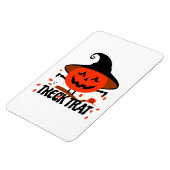 Treck Trat Pumpkin Lächeln Magnet (Linke Seite)