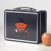 Treck Trat Pumpkin Lächeln Metall Brotdose (Beispiel)