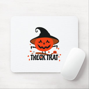 Treck Trat Pumpkin Lächeln Mousepad