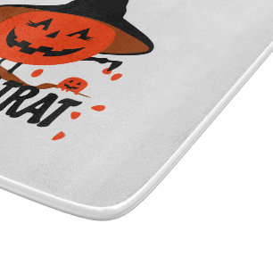 Treck Trat Pumpkin Lächeln Schneidebrett