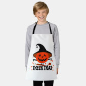 Treck Trat Pumpkin Lächeln Schürze (Getragen)