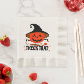 Treck Trat Pumpkin Lächeln Serviette (Beispiel)
