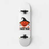 Treck Trat Pumpkin Lächeln Skateboard (Vorderseite)