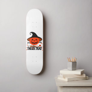 Treck Trat Pumpkin Lächeln Skateboard