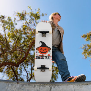 Treck Trat Pumpkin Lächeln Skateboard