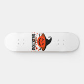 Treck Trat Pumpkin Lächeln Skateboard (Horizontal)