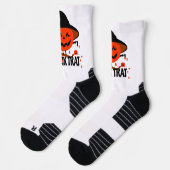 Treck Trat Pumpkin Lächeln Socken (Links)