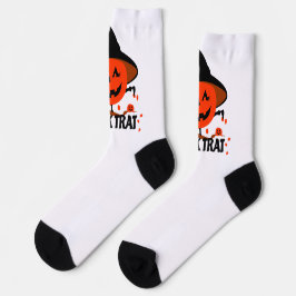 Treck Trat Pumpkin Lächeln Socken