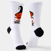 Treck Trat Pumpkin Lächeln Socken (Gewinkelt)