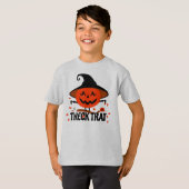 Treck Trat Pumpkin Lächeln T-Shirt (Vorne ganz)