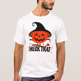 Treck Trat Pumpkin Lächeln T-Shirt