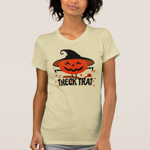 Treck Trat Pumpkin Lächeln T-Shirt