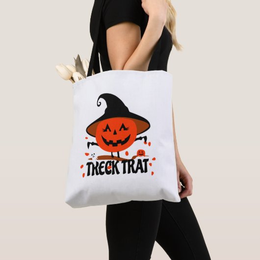 Treck Trat Pumpkin Lächeln Tasche (Von Nahem)