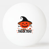 Treck Trat Pumpkin Lächeln Tischtennisball (Vorderseite)