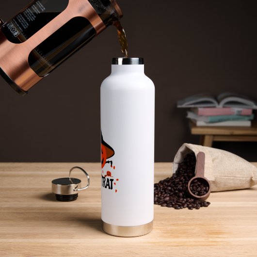 Treck Trat Pumpkin Lächeln Trinkflasche (Kaffee)