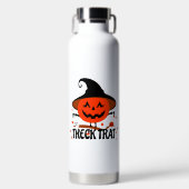 Treck Trat Pumpkin Lächeln Trinkflasche (Vorderseite)