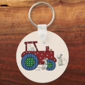 Trecker nähen schlüsselanhänger (Vorderseite)