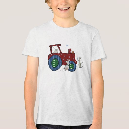 Trecker nähen Tri-Blend shirt (Vorderseite)