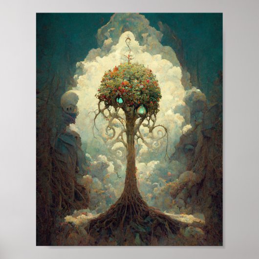 Tree 2 Fantasy Art Poster (Vorne)