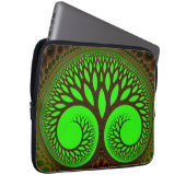 Tree 2 Fraktal Abstrakte Kunst Laptopschutzhülle (Vorne Rechts)